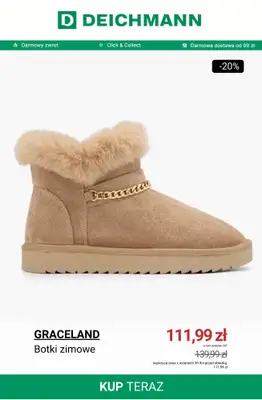 Deichmann - gazetka promocyjna Do -50% na botki zimowe i śniegowce od środy 26.11 do poniedziałku 01.12 - strona 11