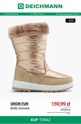 Deichmann - gazetka promocyjna Do -50% na botki zimowe i śniegowce od środy 26.11 do poniedziałku 01.12 - strona 10