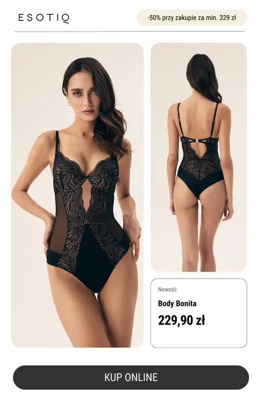 Esotiq - gazetka promocyjna -50% przy zakupach za min. 329 zł od środy 26.11 do niedzieli 30.11 - strona 12