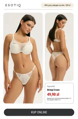 Esotiq - gazetka promocyjna -50% przy zakupach za min. 329 zł od środy 26.11 do niedzieli 30.11 - strona 5