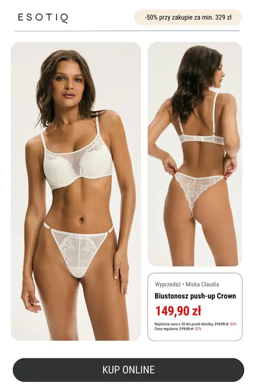 Esotiq - gazetka promocyjna -50% przy zakupach za min. 329 zł od środy 26.11 do niedzieli 30.11 - strona 4