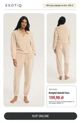 Esotiq - gazetka promocyjna -50% przy zakupach za min. 329 zł od środy 26.11 do niedzieli 30.11 - strona 8