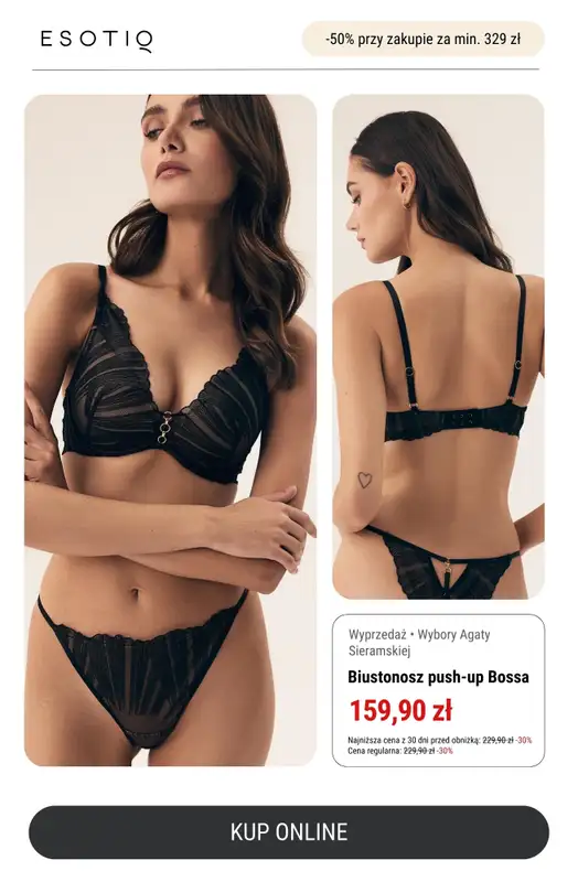 Esotiq - gazetka promocyjna -50% przy zakupach za min. 329 zł od środy 26.11 do niedzieli 30.11 - strona 2