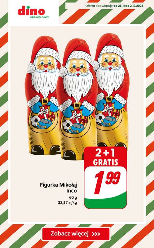 Dino - gazetka promocyjna Słodycze na święta - SUPER OFERTY! od czwartku 27.11  - strona 2