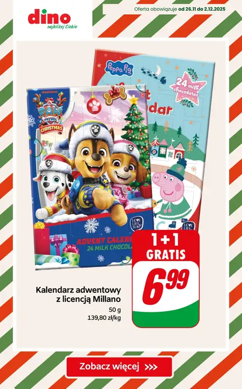 Dino - gazetka promocyjna Słodycze na święta - SUPER OFERTY! od czwartku 27.11  - strona 6