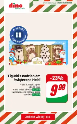 Dino - gazetka promocyjna Słodycze na święta - SUPER OFERTY! od czwartku 27.11  - strona 4