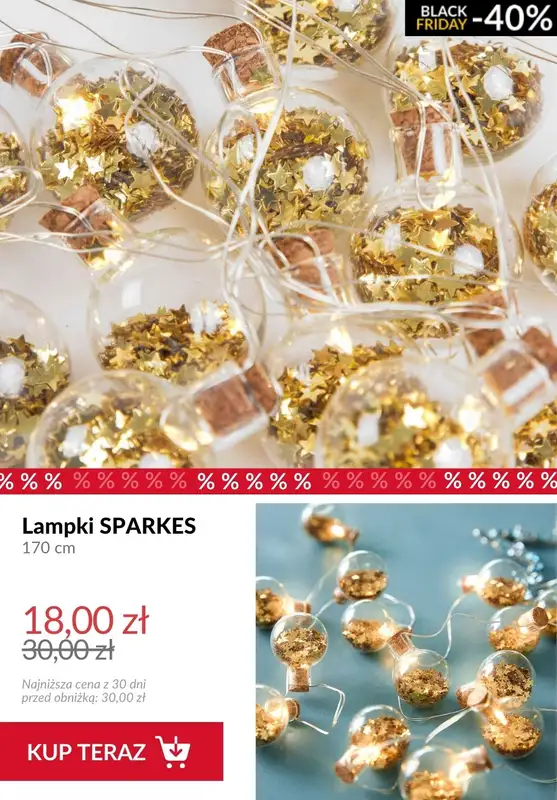 Homla - gazetka promocyjna Do -40% na produkty świąteczne od środy 26.11 do niedzieli 30.11 - strona 7