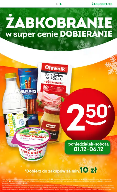 Żabka - gazetka promocyjna Gazetka Spożywcza od środy 19.11 do wtorku 02.12 - strona 3