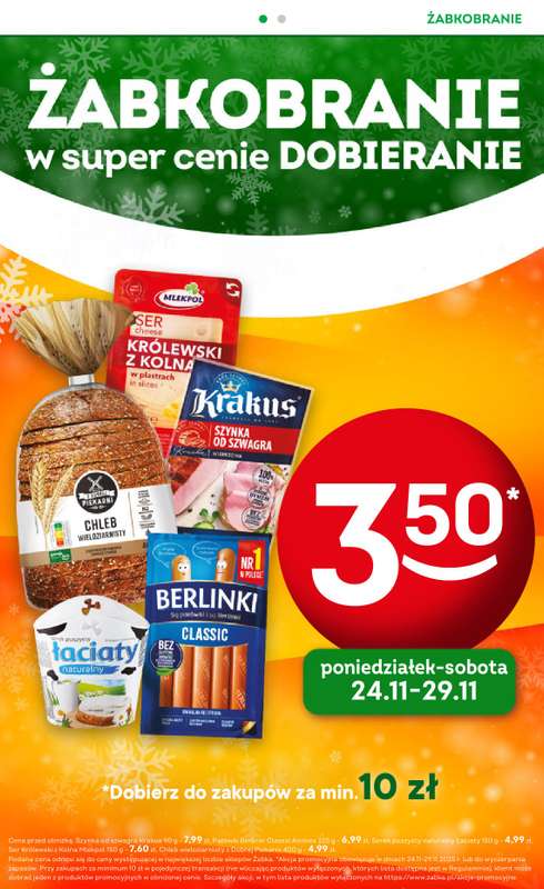 Żabka - gazetka promocyjna Gazetka Spożywcza od środy 19.11 do wtorku 02.12 - strona 2