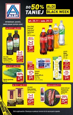Aldi - gazetka promocyjna Black Week w Aldi! od środy 26.11 do soboty 29.11