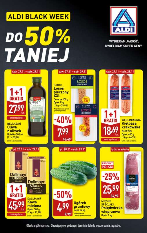 Aldi - gazetka promocyjna Black Week w Aldi! od środy 26.11 do soboty 29.11 - strona 5
