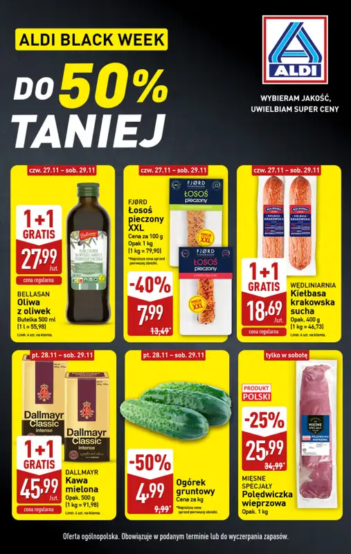 Aldi - gazetka promocyjna Black Week w Aldi! od środy 26.11 do soboty 29.11 - strona 5