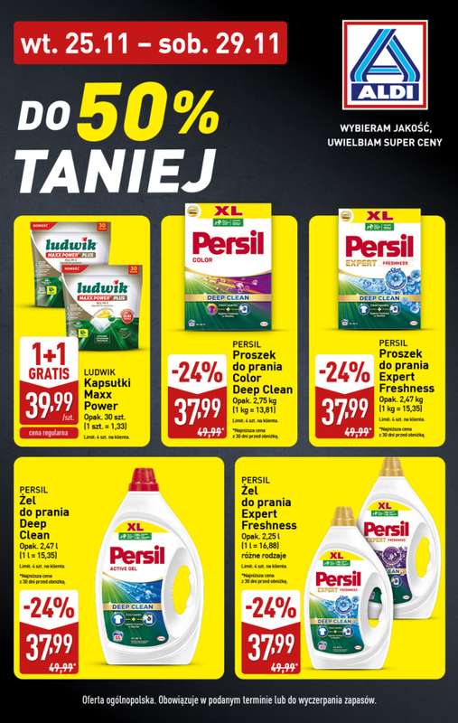 Aldi - gazetka promocyjna Black Week w Aldi! od środy 26.11 do soboty 29.11 - strona 4