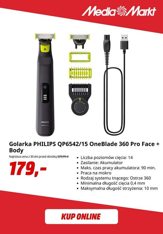 Media Markt - gazetka promocyjna Męskie golarki elektryczne w super cenach od środy 26.11 do poniedziałku 01.12 - strona 2