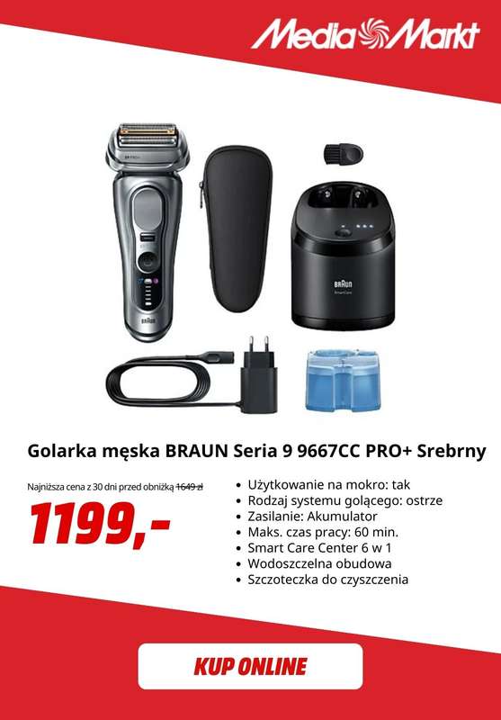 Media Markt - gazetka promocyjna Męskie golarki elektryczne w super cenach od środy 26.11 do poniedziałku 01.12 - strona 8