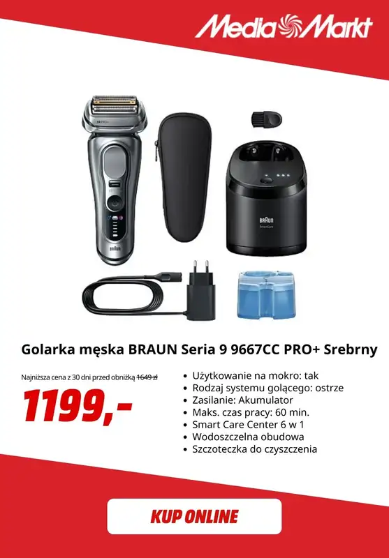 Media Markt - gazetka promocyjna Męskie golarki elektryczne w super cenach od środy 26.11 do poniedziałku 01.12 - strona 8