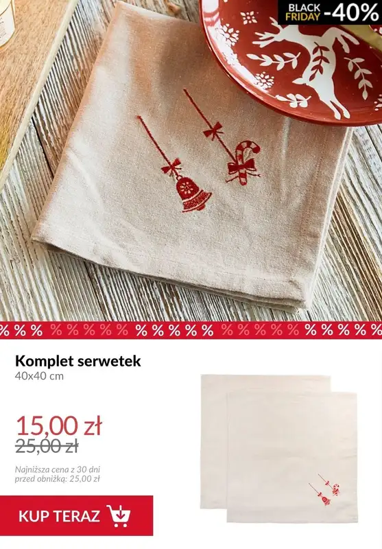 Prezenty - gazetka promocyjna Homla | Do -40% na produkty świąteczne od środy 26.11 do niedzieli 30.11 - strona 9