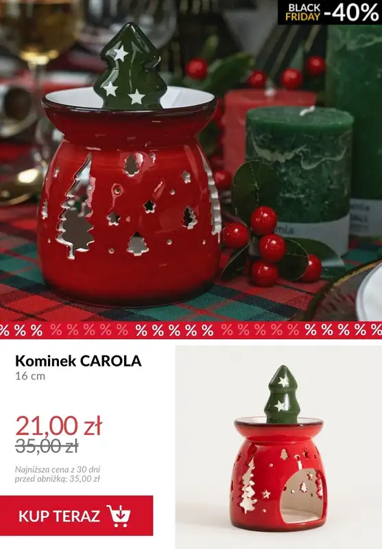 Prezenty - gazetka promocyjna Homla | Do -40% na produkty świąteczne od środy 26.11 do niedzieli 30.11 - strona 8