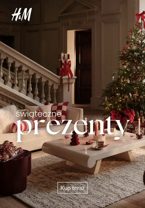 H&M - gazetka promocyjna Prezenty świąteczne od środy 26.11 