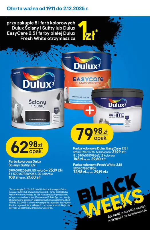 Castorama - gazetka promocyjna Najlepsze oferty Black Weeks od środy 26.11 do wtorku 02.12 - strona 6
