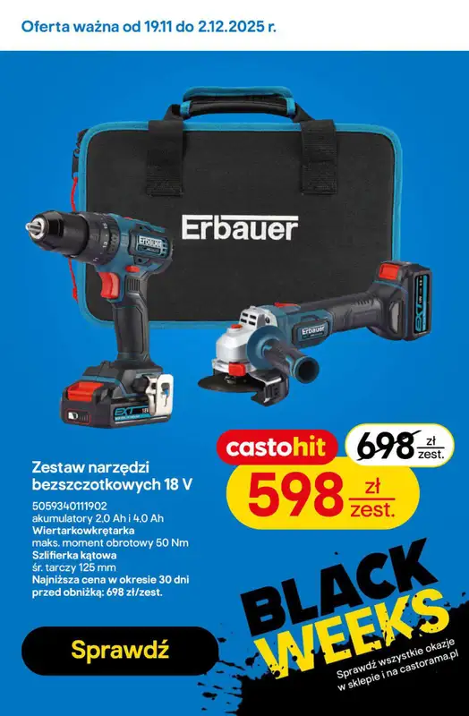 Castorama - gazetka promocyjna Najlepsze oferty Black Weeks od środy 26.11 do wtorku 02.12 - strona 5