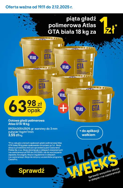 Castorama - gazetka promocyjna Najlepsze oferty Black Weeks od środy 26.11 do wtorku 02.12 - strona 8