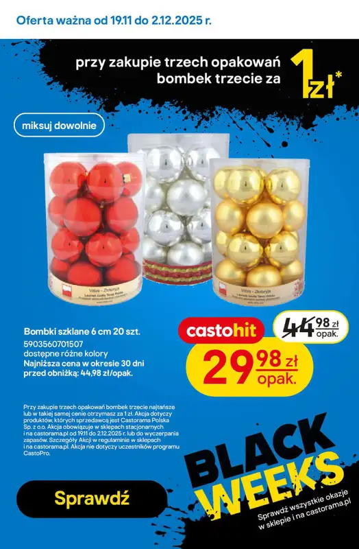 Castorama - gazetka promocyjna Najlepsze oferty Black Weeks od środy 26.11 do wtorku 02.12 - strona 9