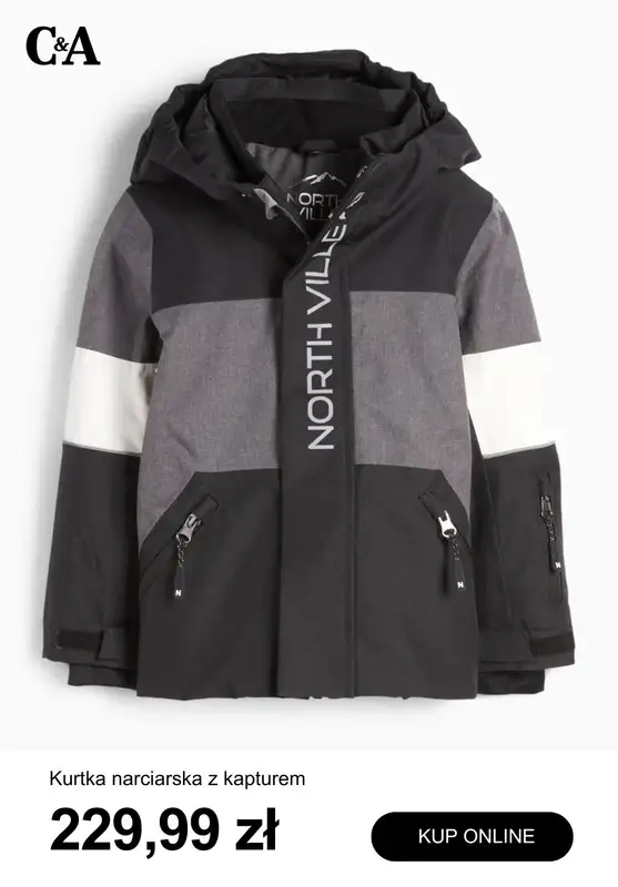 C&A - gazetka promocyjna Odzież narciarska dla chłopców od środy 26.11  - strona 2