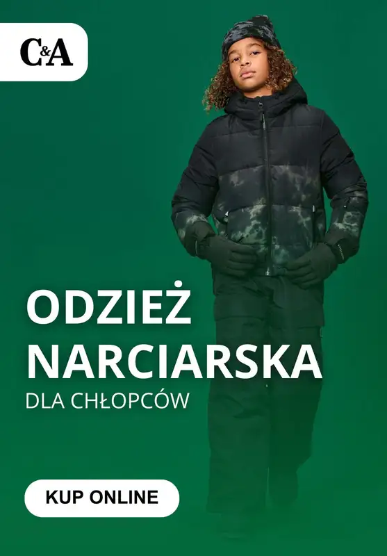 C&A - gazetka promocyjna Odzież narciarska dla chłopców od środy 26.11 