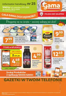 Gama - gazetka promocyjna Gazetka od czwartku 27.11 do wtorku 09.12 - strona 16