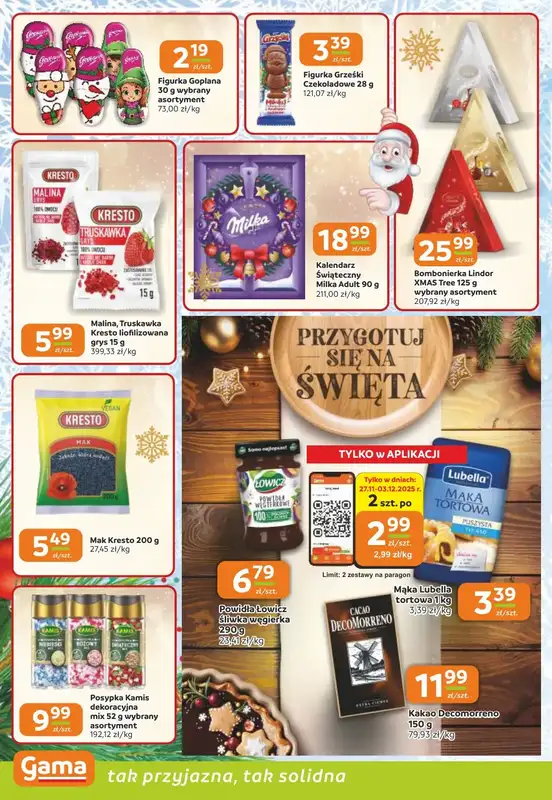 Gama - gazetka promocyjna Gazetka od czwartku 27.11 do wtorku 09.12 - strona 4
