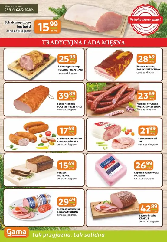 Gama - gazetka promocyjna Gazetka od czwartku 27.11 do wtorku 09.12 - strona 2