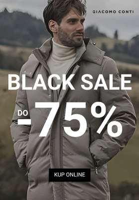 BLACK FRIDAY - gazetka promocyjna Giacomo Conti | Do -75% Black Sale od środy 26.11 do niedzieli 30.11