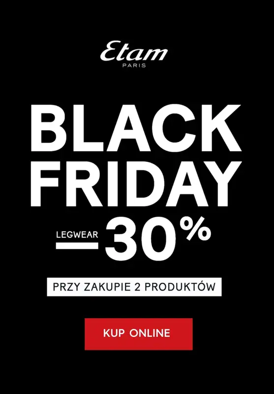 BLACK FRIDAY - gazetka promocyjna Etam | Black Friday do -50% od środy 26.11  - strona 2