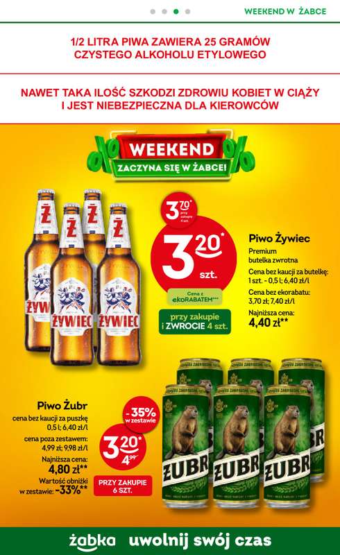 Żabka - gazetka promocyjna Gazetka weekendowa od piątku 28.11 do niedzieli 30.11 - strona 4