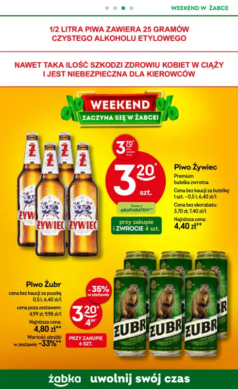 Żabka - gazetka promocyjna Gazetka weekendowa od piątku 28.11 do niedzieli 30.11 - strona 4