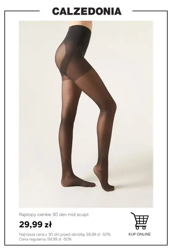 BLACK FRIDAY - gazetka promocyjna Calzedonia | Do -50% na Black Friday od środy 26.11  - strona 4