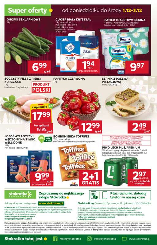 Stokrotka - gazetka promocyjna Gazetka Supermarket od czwartku 27.11 do środy 03.12 - strona 53