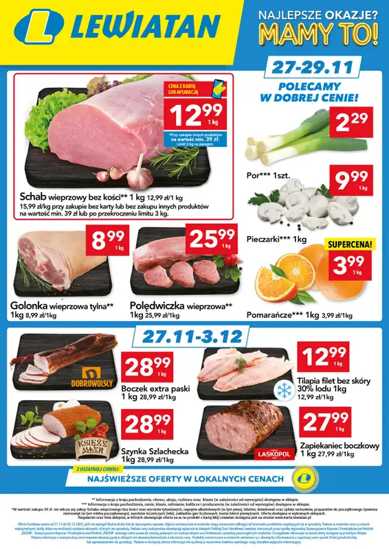 LEWIATAN - gazetka promocyjna Mamy TO w Lewiatanie – woj. lubelskie od czwartku 27.11 do środy 03.12 - strona 2