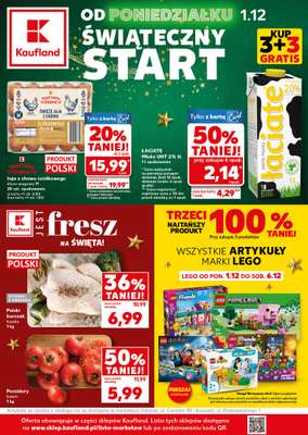 Kaufland - gazetka promocyjna Mocny Start od poniedziałku 01.12 do środy 03.12