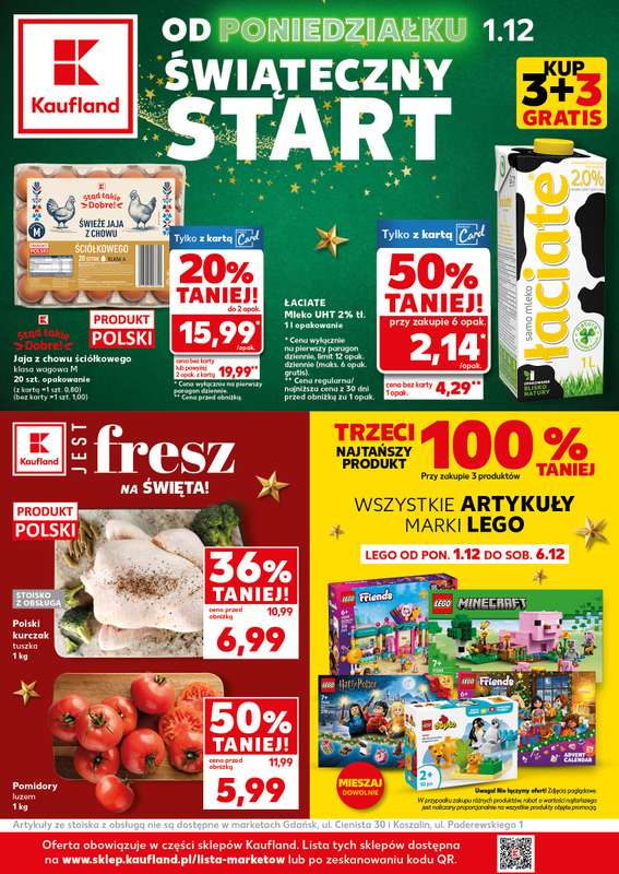 Kaufland - gazetka promocyjna Mocny Start od poniedziałku 01.12 do środy 03.12