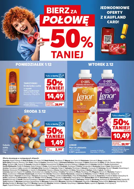 Kaufland - gazetka promocyjna Mocny Start od poniedziałku 01.12 do środy 03.12 - strona 22