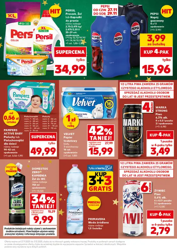 Kaufland - gazetka promocyjna Mocny Start od poniedziałku 01.12 do środy 03.12 - strona 11