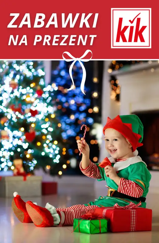 KiK - gazetka promocyjna Zabawki na prezent w supercenach! od środy 26.11 
