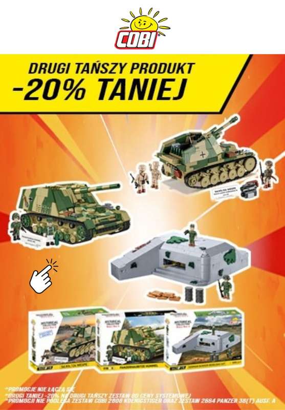 Prezenty - gazetka promocyjna Cobi | -20% na drugą, tańszą zabawkę od środy 26.11 