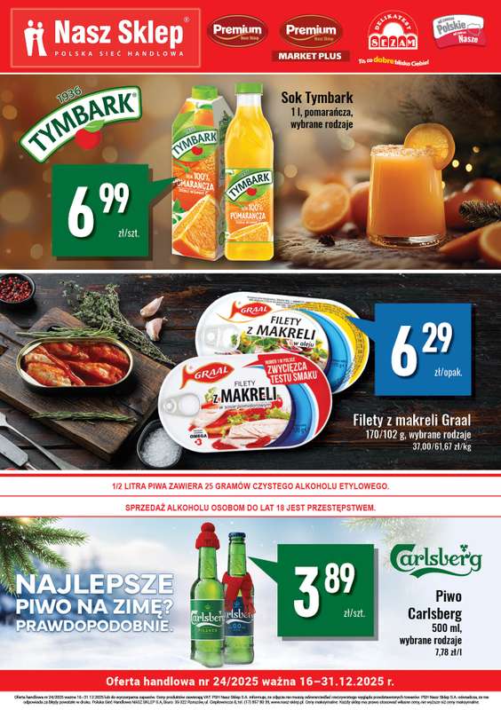 Premium - gazetka promocyjna Billboard Premium od wtorku 16.12 do środy 31.12