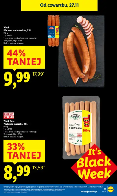 Lidl - gazetka promocyjna Oferta od czwartku od czwartku 27.11 do soboty 29.11 - strona 11
