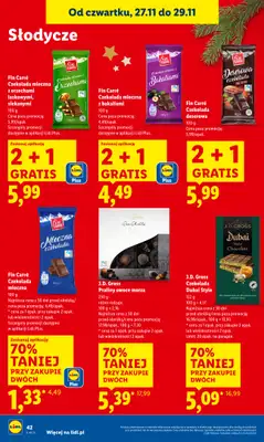 Lidl - gazetka promocyjna Oferta od czwartku od czwartku 27.11 do soboty 29.11 - strona 42