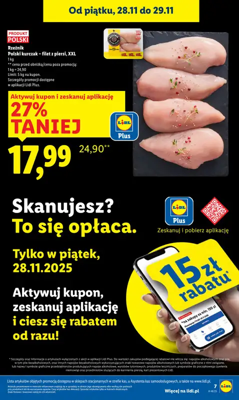 Lidl - gazetka promocyjna Oferta od czwartku od czwartku 27.11 do soboty 29.11 - strona 7