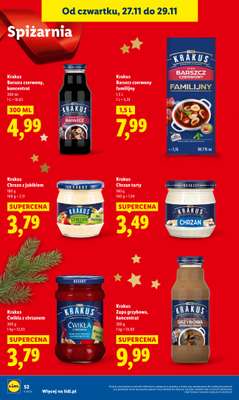 Lidl - gazetka promocyjna Oferta od czwartku od czwartku 27.11 do soboty 29.11 - strona 52